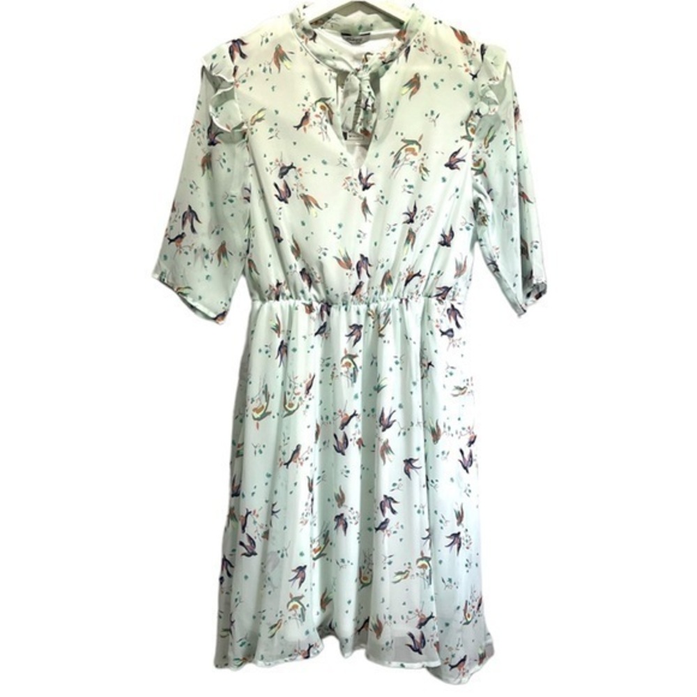 Meaneor Women’s Bird Floral Dress